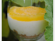 Cheesecake à la mangue