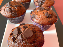 Muffins au chocolat  faciles