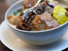 Le poulet à la normande