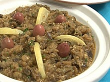 Zaalouk : purée d'aubergines