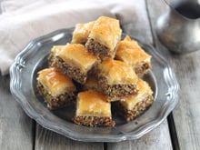 Baklava aux fruits secs et eau de fleur d'oranger