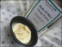 Glace à l'huile d'olive maison
