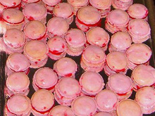 Macarons à la framboise sans gluten