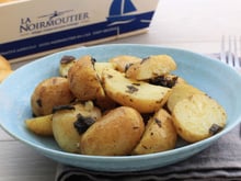 Cocotte lutée à la primeur et ses langoustines