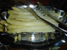 Asperges de touraine à la crème