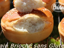 Pain brioché sans gluten