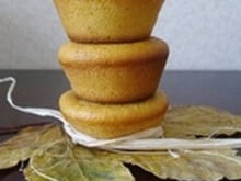 Muffin au potiron et crème de noisette