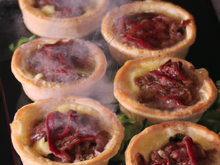 Mini tartelettes au magret fumé