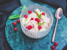 Nice cream banane et groseilles