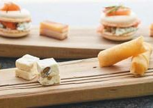 Macarons saumon ciboulette