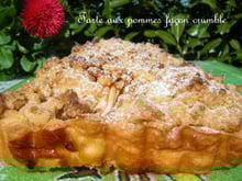 Tarte aux pommes façon crumble