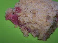 Crumble rhubarbe