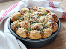 Monkey Bread salé parmesan & pesto