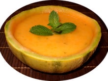 Soupe de melon maison