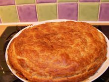 Tourte aux pommes de terre et au lard