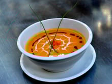 Velouté de potiron parfumé et gourmand