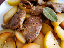 Picodons de l'Ardèche aux pommes