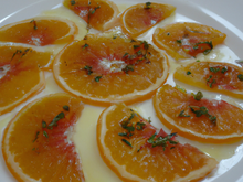 Carpaccio d'oranges