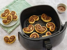 Palmiers sucrés Nutella et noisettes au Air Fryer