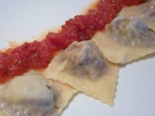 Raviolis au bœuf à la mode italienne
