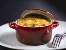 Gratin de polenta à la raclette