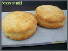 Scones au miel