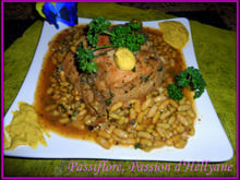 Rôti de porc flageolets