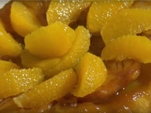 Tarte tatin fenouil orange