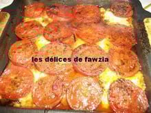 Gratin d'aubergines et mozzarella