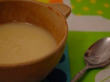 Soupe de panais aux pommes et épices