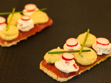 Toast artichaut saint môret