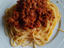 Spaghettis à la bolognaise
