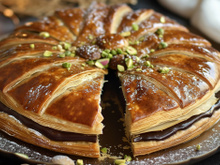 Parfaite pour l’Épiphanie, découvrez la recette de galette des rois façon chocolat de Dubaï