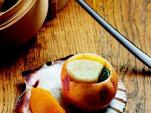 Noix de St Jacques vapeur en coque de Blue Belle