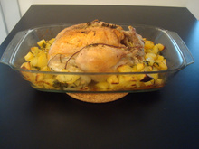 Poulet et ses pommes de terres aux herbes