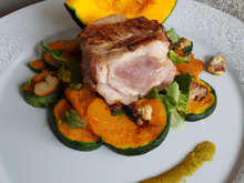 Filet mignon de porc à la courge