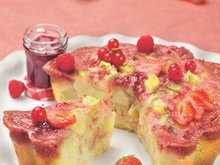 Gâteaux aux Pommes et Fruits Rouges