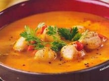Soupe aux pétoncles