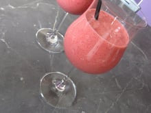 Smoothie fraise-citron