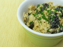 Brouillade d'œufs aux morilles