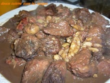Civet de biche aux marrons