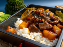 Bento de cœur de bœuf sauté traditionnel