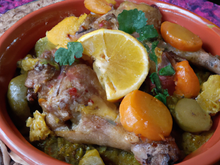 Tajine de lapin au citron classique