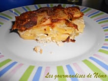Gratin de pommes de terre au roquefort économique