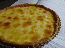 Tarte au cantal, délice de dernière minute