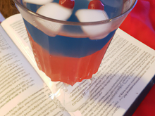 Cocktail bleu blanc rouge "1789"