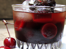 Forêt noire glacée à l'eau de vie de cerises