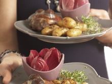 Galantine de dinde aux marrons et ses Fine de Ratte du Touquet