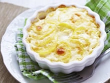 Gratin de panais et de pommes de terre au Saint Albray