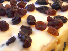 Gâteau corbeille de raisins à la crème fouettée